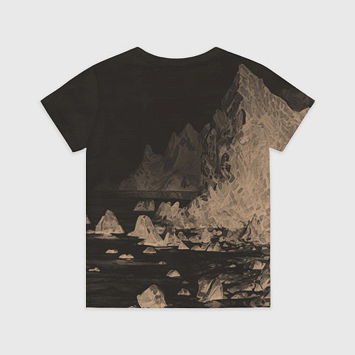 Детская футболка Dream on тёмно-коричневый / 3D-принт – фото 2