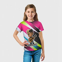 Футболка детская XXXTentacion в мультяшном стиле, цвет: 3D-принт — фото 2