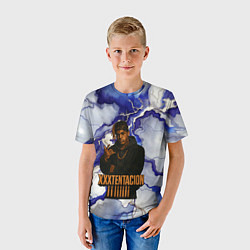 Футболка детская XXXTentacion gangster, цвет: 3D-принт — фото 2