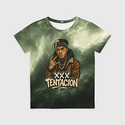 Футболка детская XXXTentacion anime, цвет: 3D-принт