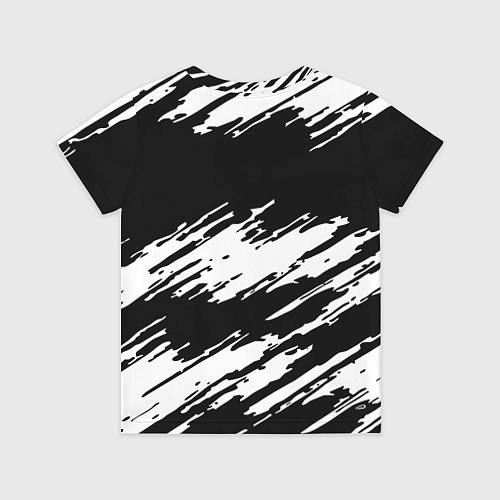 Детская футболка Doom краски полосы / 3D-принт – фото 2