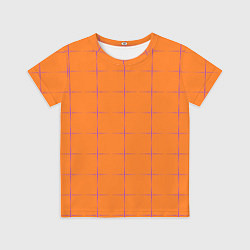 Футболка детская Color orange stripe, цвет: 3D-принт