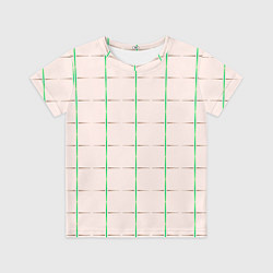 Футболка детская Color white stripes, цвет: 3D-принт