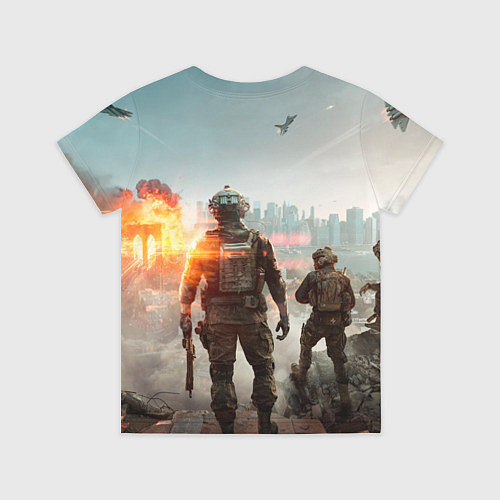 Детская футболка Солдаты из Battlefield 6 / 3D-принт – фото 2