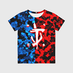 Футболка детская Doom камуфляж текстура, цвет: 3D-принт