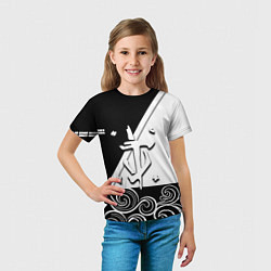 Футболка детская Doom стильная геометрия, цвет: 3D-принт — фото 2