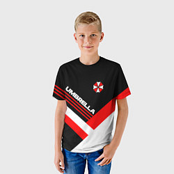 Футболка детская Umbrella - classic uniform, цвет: 3D-принт — фото 2