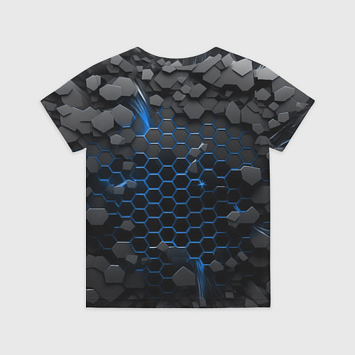 Детская футболка Саня держит удар - щит / 3D-принт – фото 2
