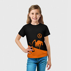 Футболка детская Халф лайф - хедкраб, цвет: 3D-принт — фото 2