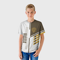 Футболка детская Герб России, цвет: 3D-принт — фото 2