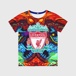 Футболка детская Ливерпуль монстр, цвет: 3D-принт