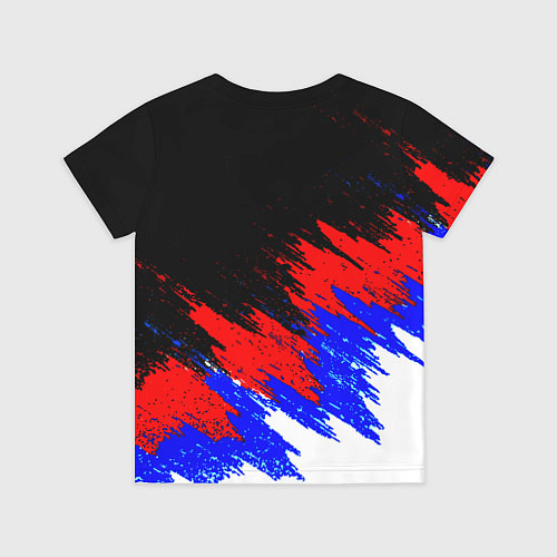 Детская футболка Арсенал краски триколор / 3D-принт – фото 2