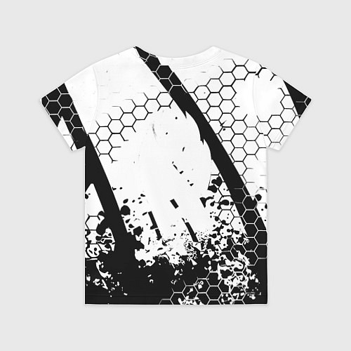 Детская футболка AEK броня текстура краски / 3D-принт – фото 2