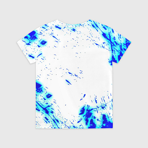 Детская футболка Наполи текстура краски / 3D-принт – фото 2