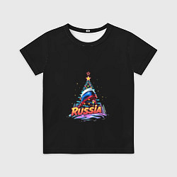 Футболка детская Ёлка компания, цвет: 3D-принт