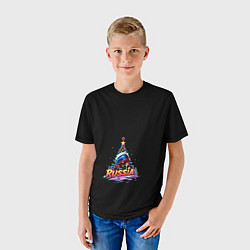 Футболка детская Ёлка компания, цвет: 3D-принт — фото 2