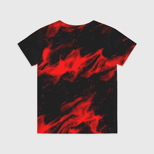 Детская футболка Real Madrid красный огонь / 3D-принт – фото 2