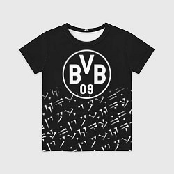 Футболка детская Borussia хищник стиль, цвет: 3D-принт
