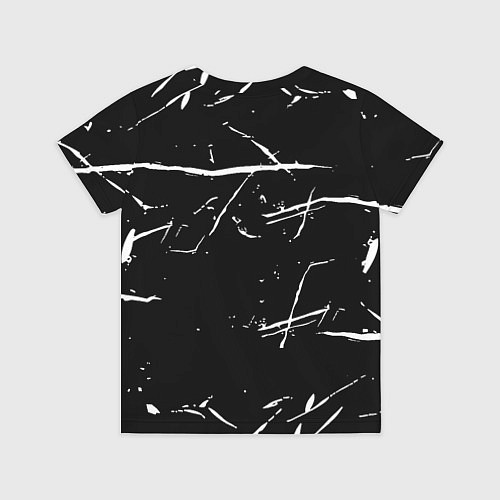 Детская футболка Челси штрихи красок белые / 3D-принт – фото 2