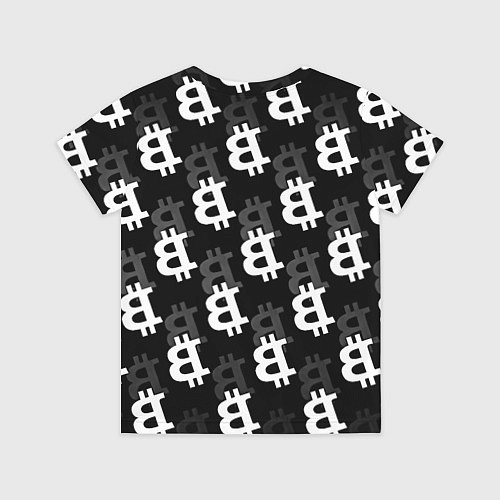 Детская футболка Borussia биткоин паттерн / 3D-принт – фото 2