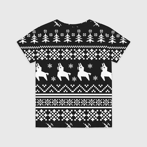 Детская футболка Borussia x fortnite pattern / 3D-принт – фото 2