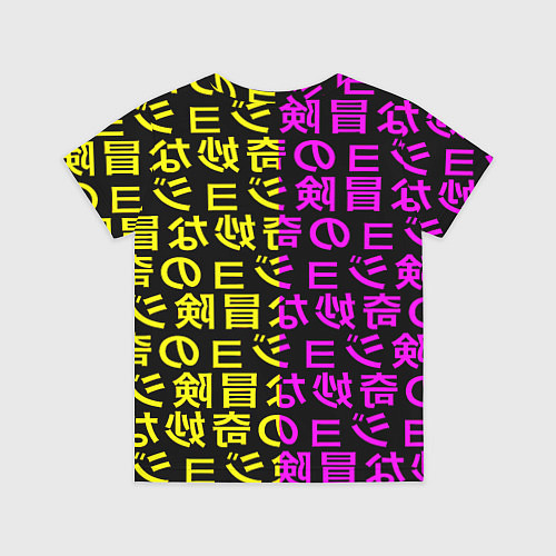 Детская футболка Ливерпуль японские символы паттерн / 3D-принт – фото 2