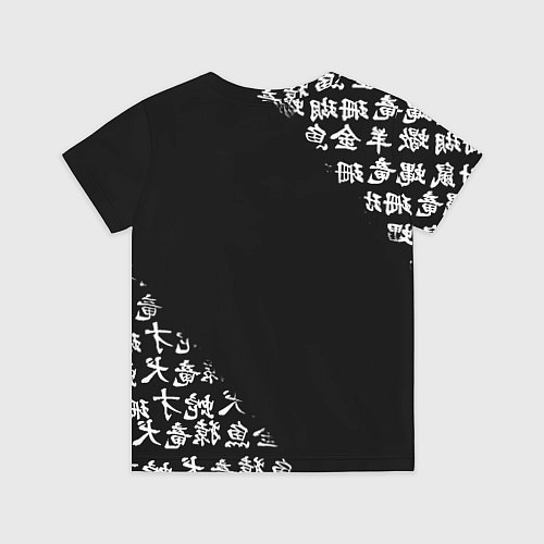 Детская футболка Borussia китайские символы текстура / 3D-принт – фото 2