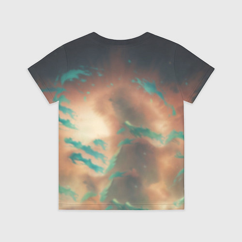 Детская футболка Маомао на фоне облаков / 3D-принт – фото 2