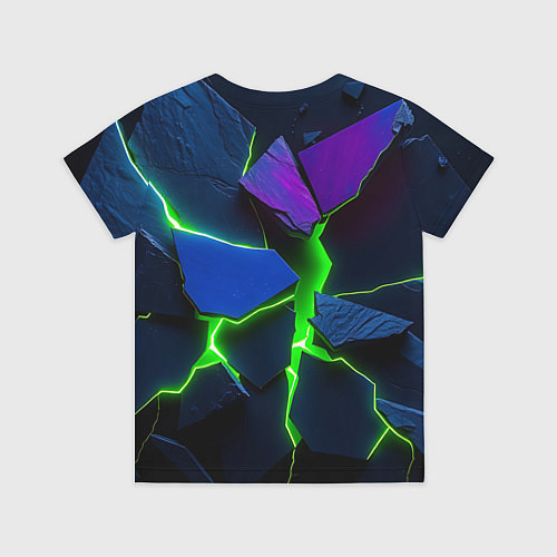 Детская футболка Neon tile / 3D-принт – фото 2