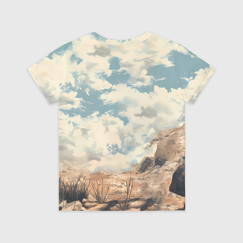 Детская футболка Fallout девушка в пустоши / 3D-принт – фото 2