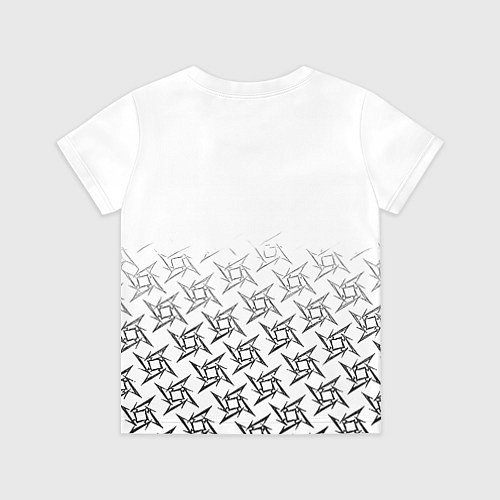 Детская футболка Ювентус паттерн ниндзя / 3D-принт – фото 2