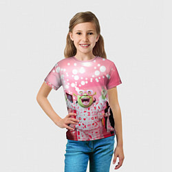 Футболка детская Шрек пижамная вечеринка, цвет: 3D-принт — фото 2