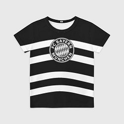 Футболка детская Bayern Mnchen волны, цвет: 3D-принт