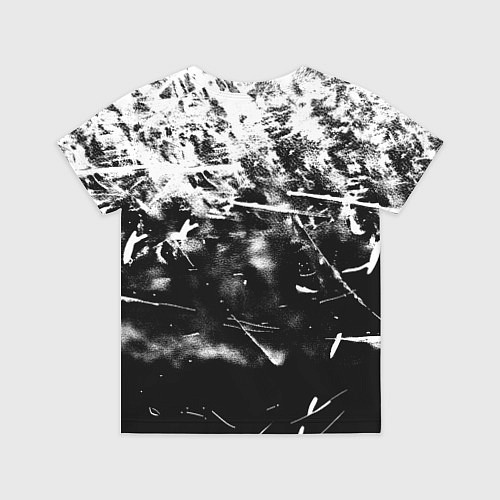 Детская футболка Bayern Mnchen черно белая бумага / 3D-принт – фото 2