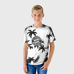Футболка детская Бавария Мюнхен тропики, цвет: 3D-принт — фото 2