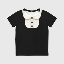 Футболка детская Девочка Уэнздей Аддамс, цвет: 3D-принт