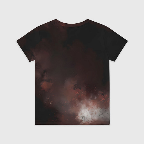 Детская футболка Коричневая лошадь в прыжке / 3D-принт – фото 2