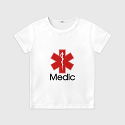Футболка детская Медик, цвет: 3D-принт