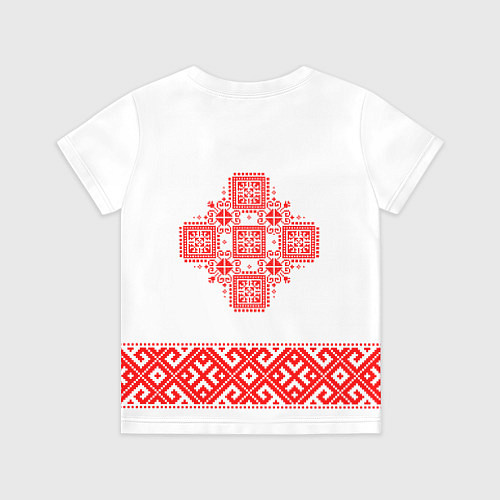 Детская футболка Славянская вышиванка узорная / 3D-принт – фото 2