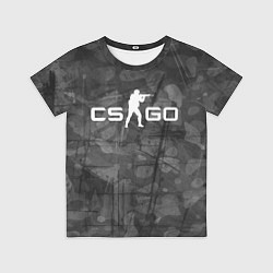 Футболка детская Эмблема CS GO, цвет: 3D-принт