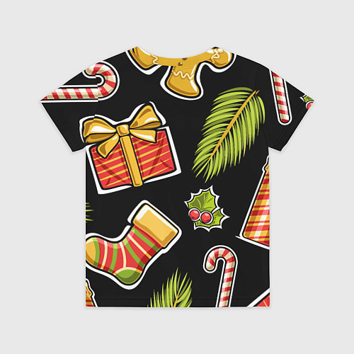 Детская футболка Рождественский вайб / 3D-принт – фото 2