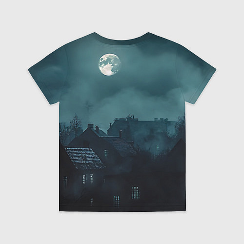 Детская футболка Вампирша МаоМао - Монолог Фармацевта аниме Хэллоуи / 3D-принт – фото 2