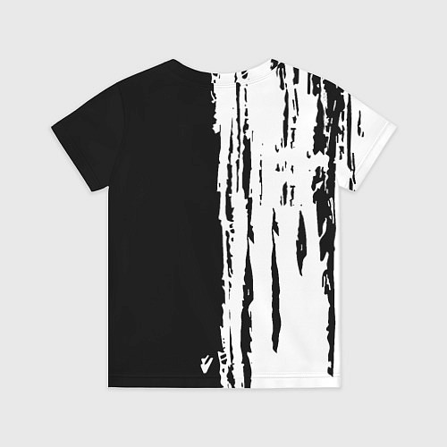 Детская футболка Tottenham Hotspur белые краски / 3D-принт – фото 2