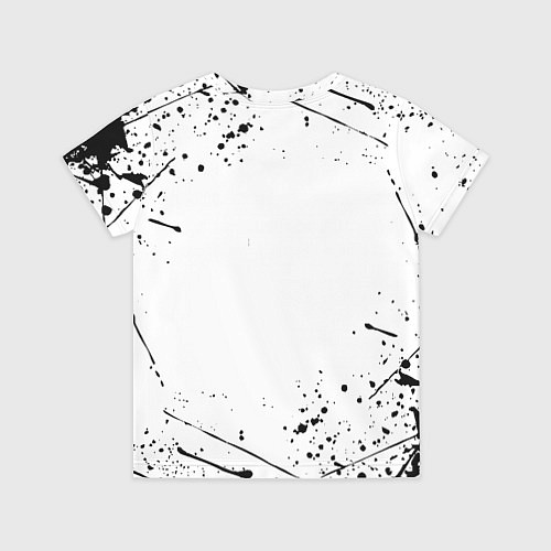 Детская футболка Barcelona брызги красок / 3D-принт – фото 2