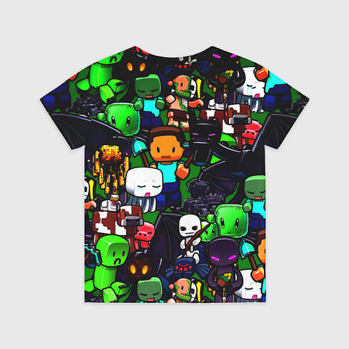 Детская футболка Minecraft x barcelona fc / 3D-принт – фото 2