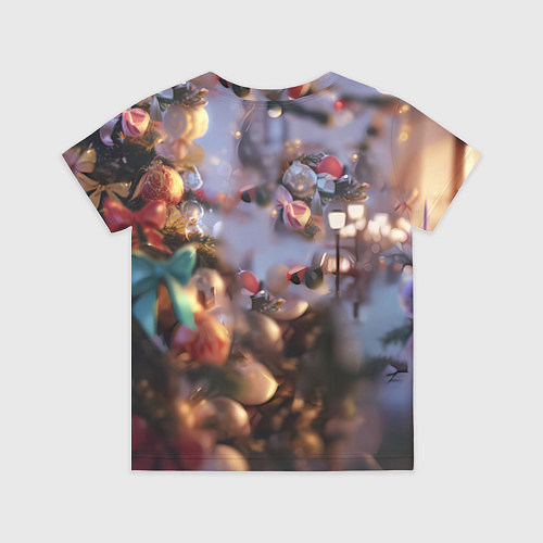 Детская футболка Милая новогодняя лошадка с крыльями / 3D-принт – фото 2