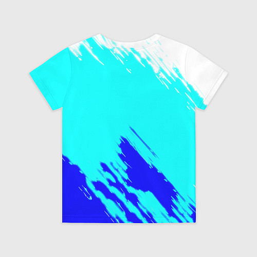 Детская футболка Ювентус краски штрихи текстура / 3D-принт – фото 2