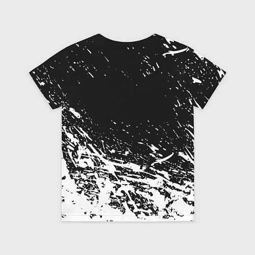 Детская футболка Реал Мадрид краски текстура / 3D-принт – фото 2