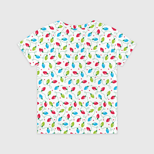 Детская футболка Гирлянда триколор / 3D-принт – фото 2