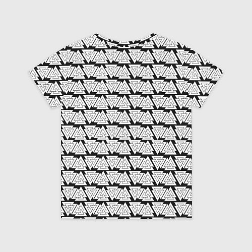 Детская футболка Символы валькнут как защитная кольчуга / 3D-принт – фото 2